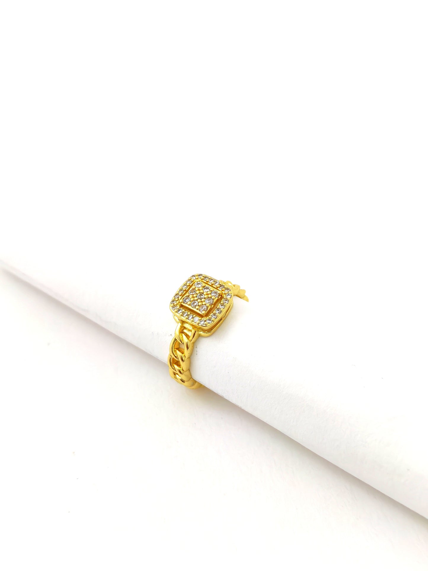TONA GOLD-PLATED RING