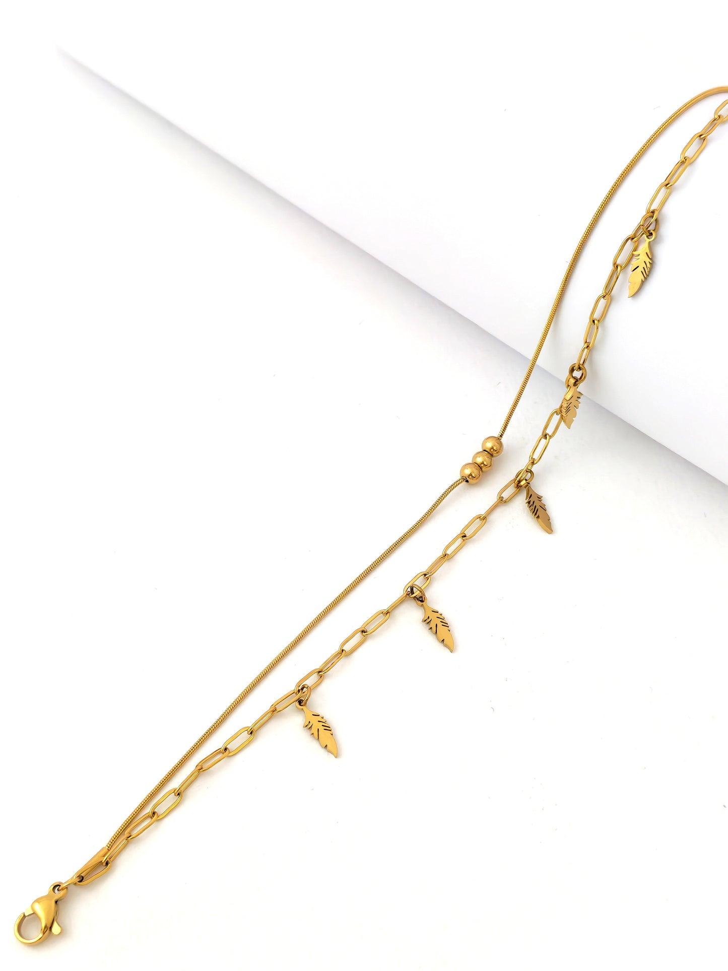 KALA STAINLESS STEEL ANKLET