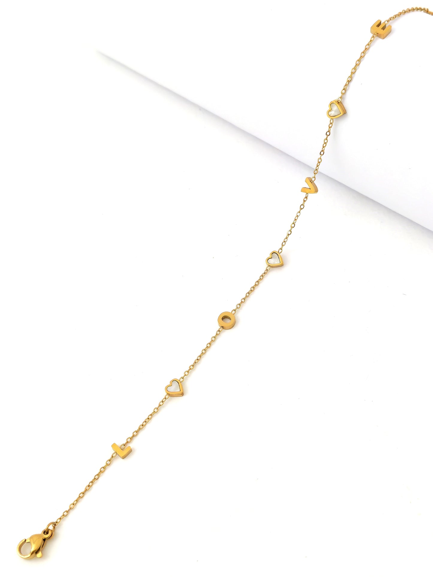 LOVE STAINLESS STEEL ANKLET