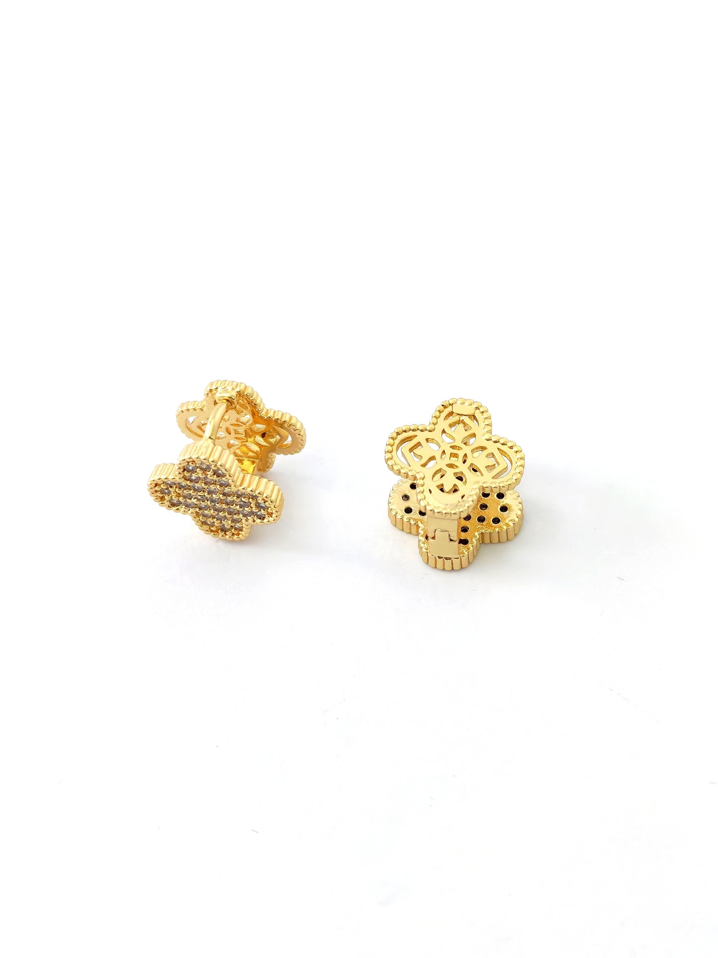 VANC GOLD PLATED COPPER CLIP-ON EARRING