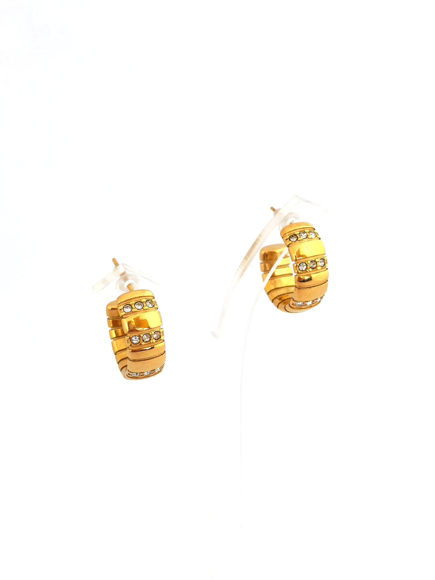 LOMA GOLD-PLATED STAINLESS STUD EARRING