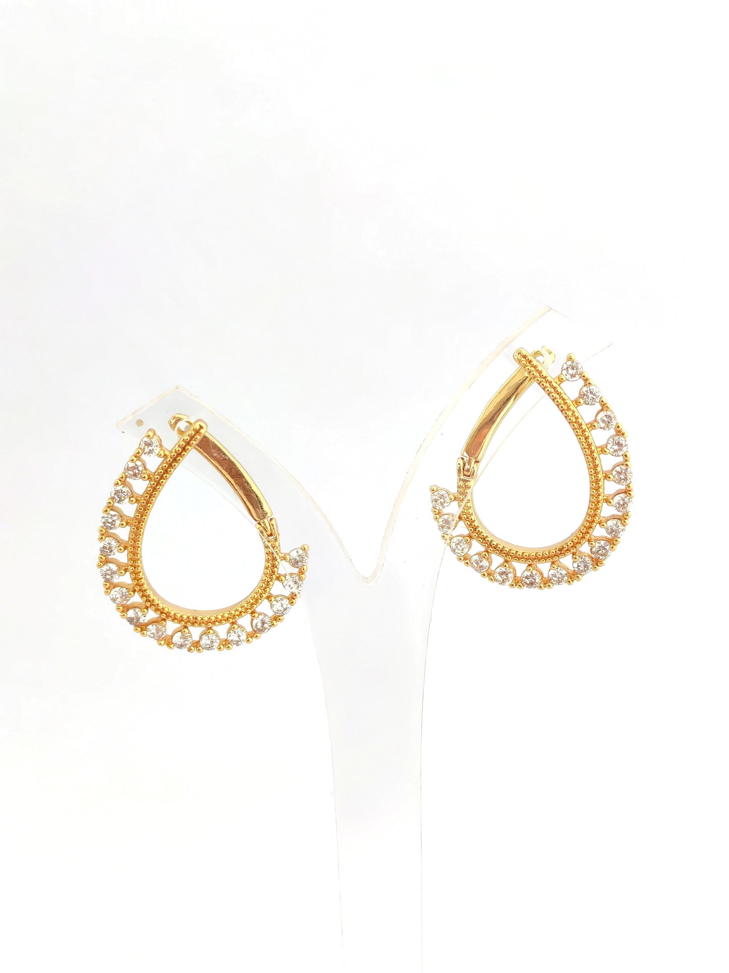 ZIVA GOLD-PLATED COPPER EARRING