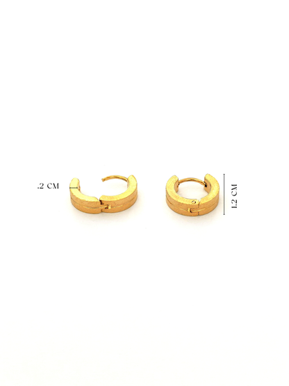 NEMI STAINLESS HOOP EARRING