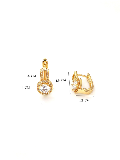 REKON GOLD PLATED COPPER EARRING
