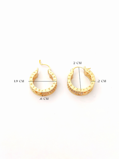 BVLG GOLD PLATED COPPER HOOP