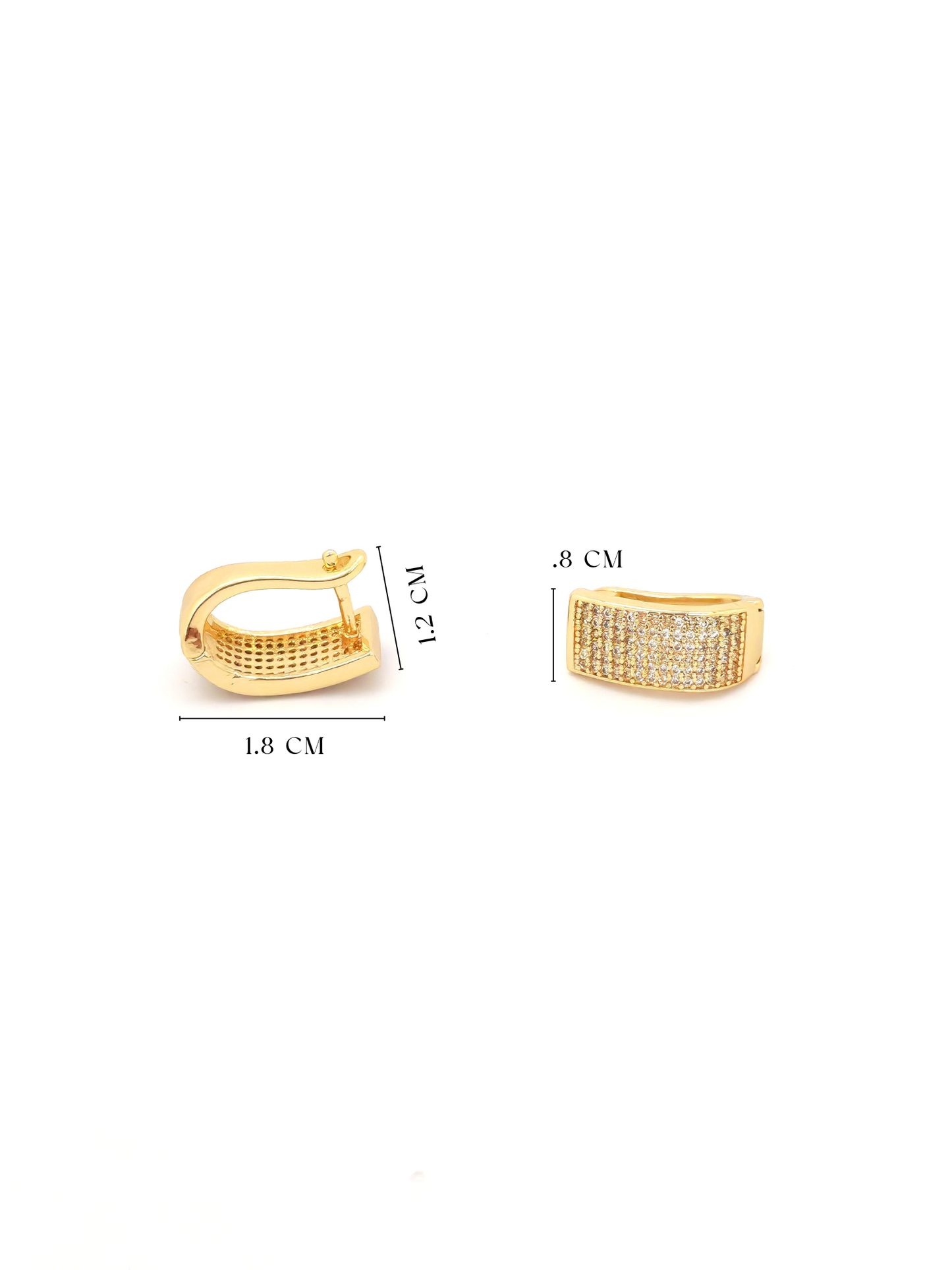 TAVIN GOLD PLATED COPPER CLIP-ON EARRING