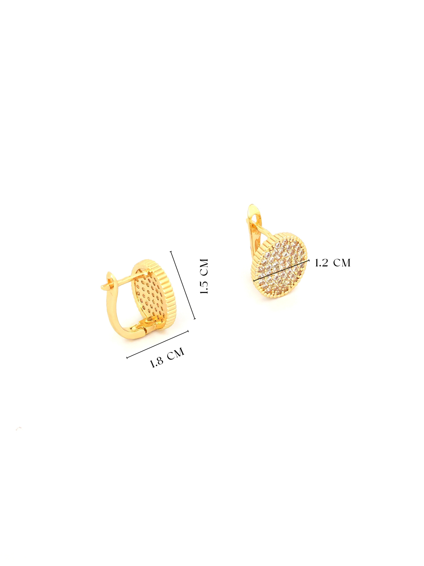 LENIX GOLD PLATED COPPER CLIP-ON EARRING