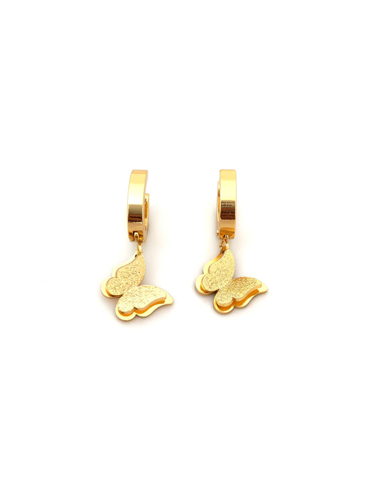 BUTTERFLY DROP EARRING