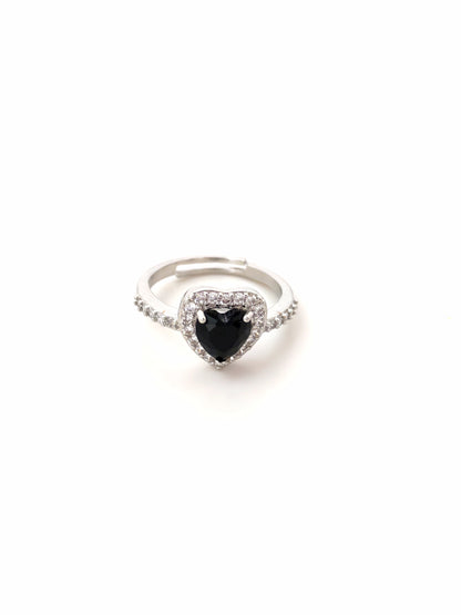 SOIREE FREE SIZE PNDRA SILVER RING - 5 COLORES