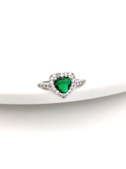 SOIREE FREE SIZE PNDRA SILVER RING - 5 COLORES
