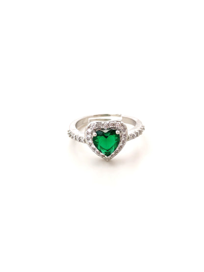 SOIREE FREE SIZE PNDRA SILVER RING - 5 COLORES