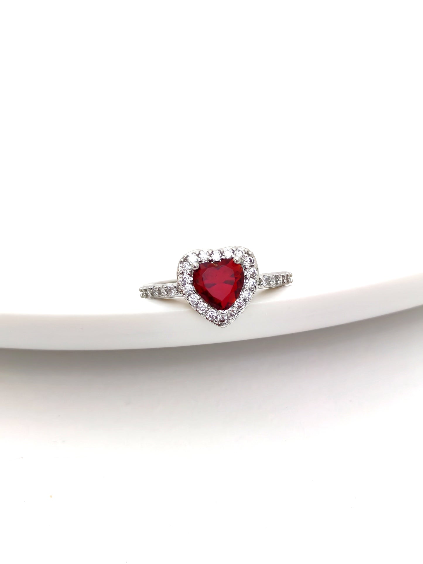 SOIREE FREE SIZE PNDRA SILVER RING - 5 COLORES