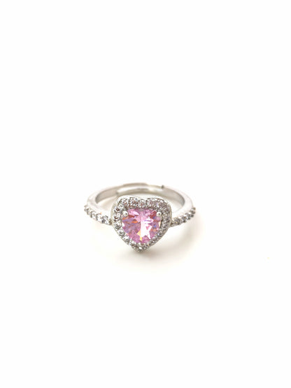 SOIREE FREE SIZE PNDRA SILVER RING - 5 COLORES