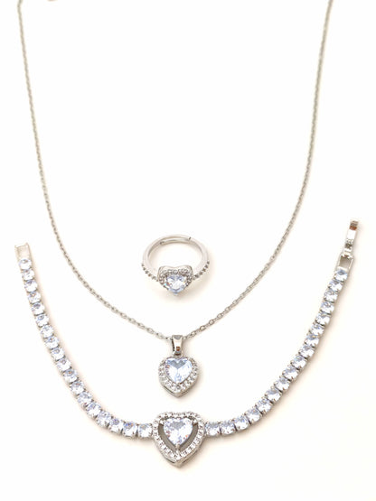 SOIREE TENNIS PNDRA SET - WHITE