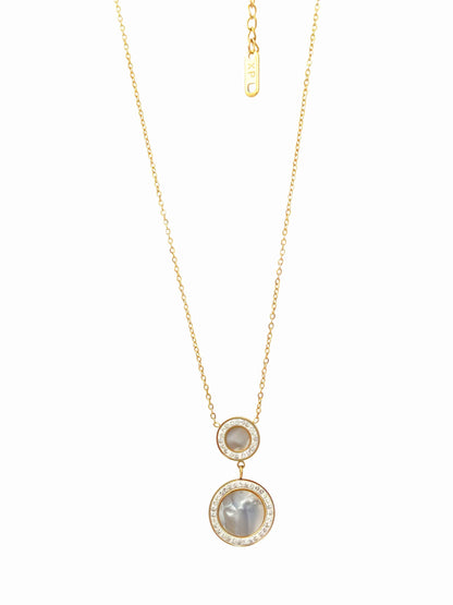 GOLDEN STAINLESS STEEL DROP SET