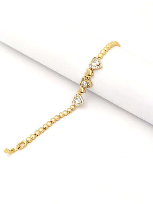 HEARTS GOLDEN BRACELET