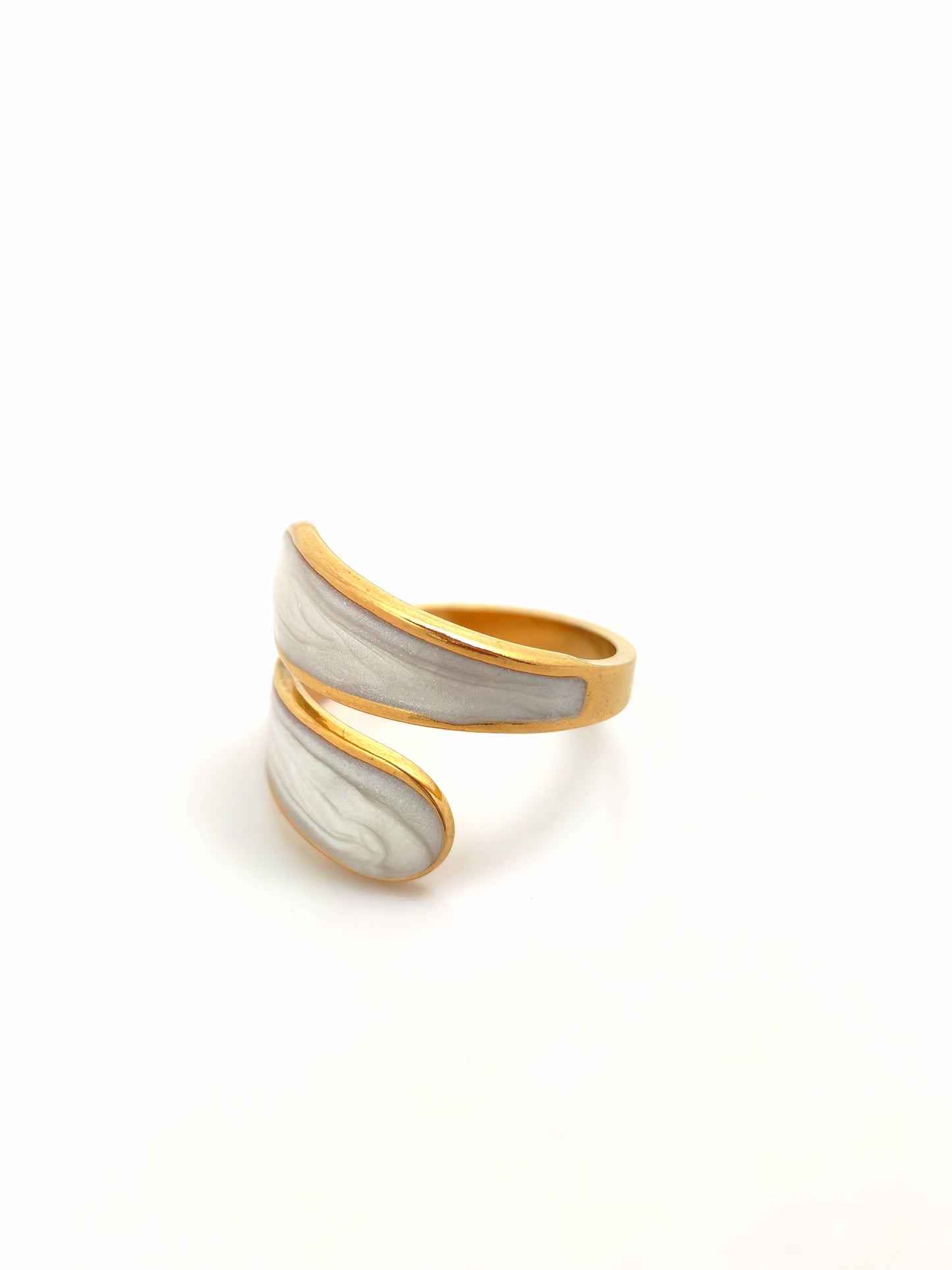 AURELIA GOLDEN STAINLESS STEEL RING
