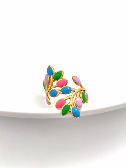 PRISMA COLORFUL STAINLESS STEEL RING