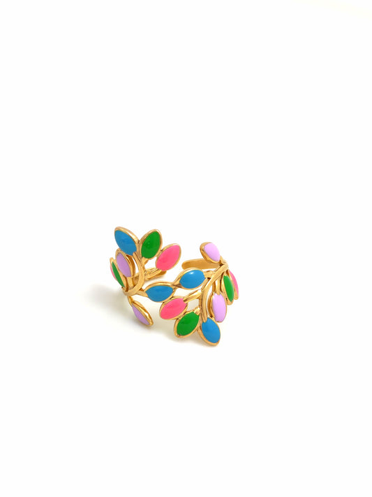 PRISMA COLORFUL STAINLESS STEEL RING