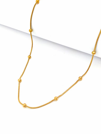 GOLDEN MOUSE TAIL STAINLESS STEEL SET