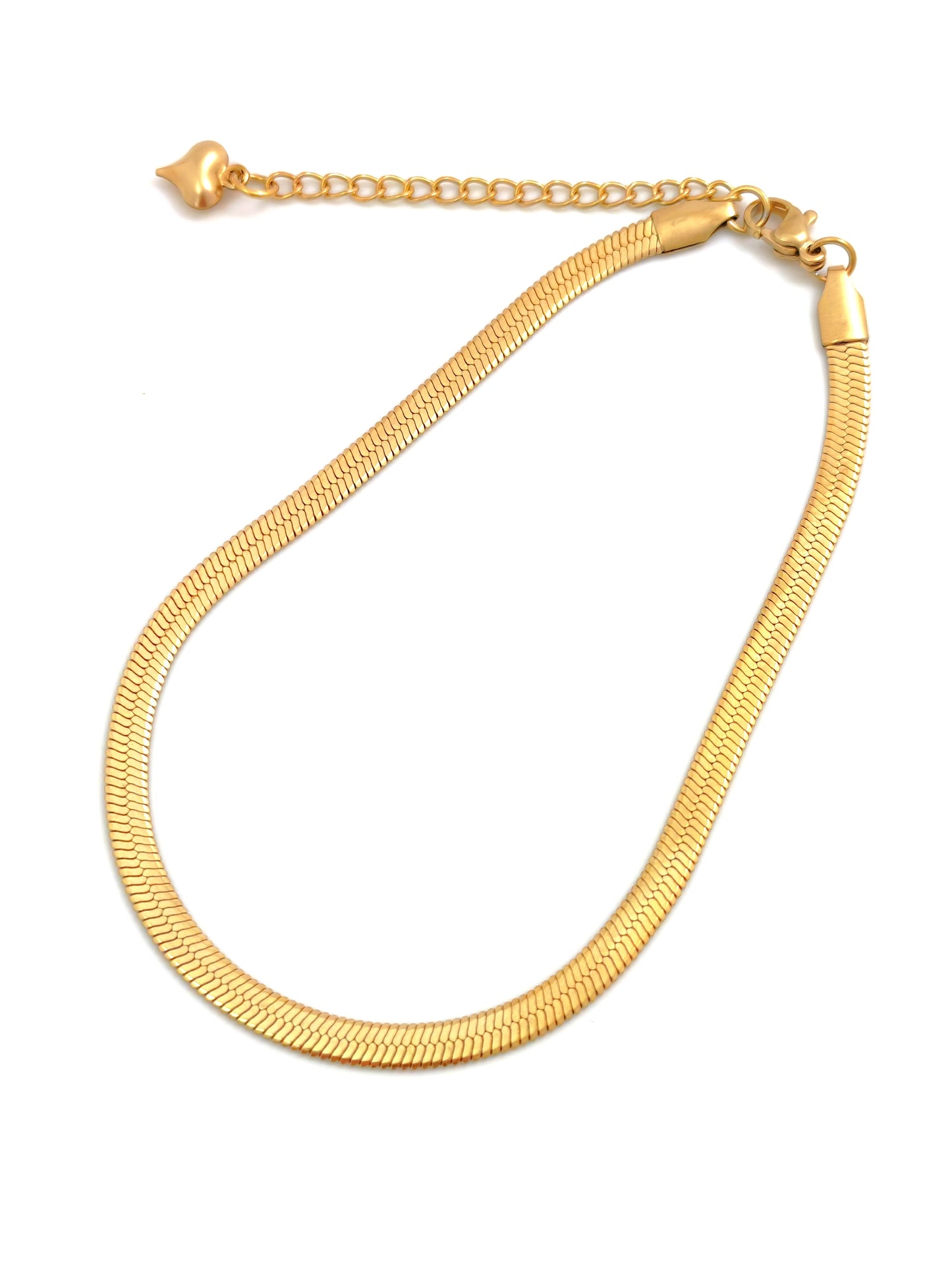 GOLDEN SNAKE STANLESS STEEL ANKLET