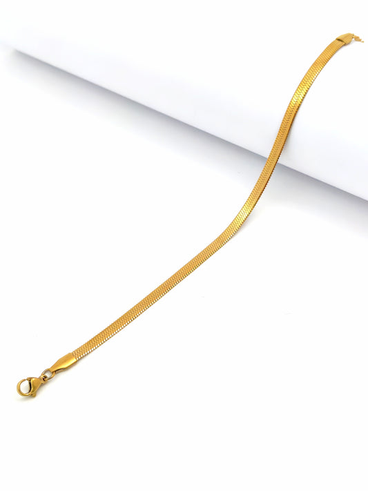 GOLDEN SNAKE STAINLESS STEEL BRACELET