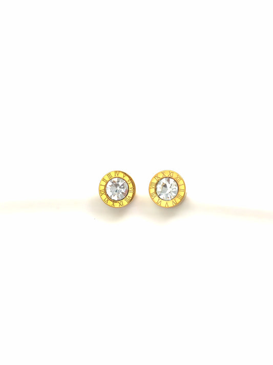 GEM BVLG STUD EARRING