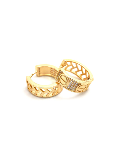CRTER HOOP EARRING