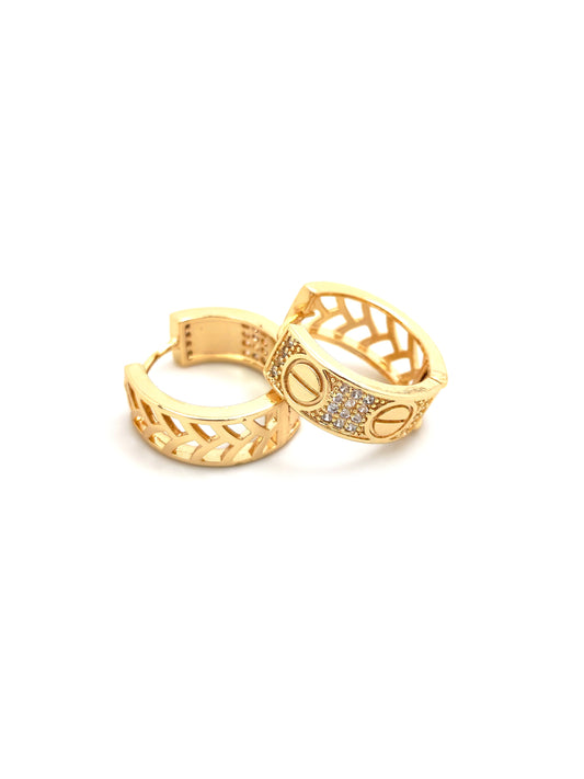 CRTER HOOP EARRING