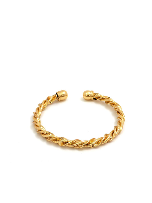 TWISTED FREE SIZE BANGLE