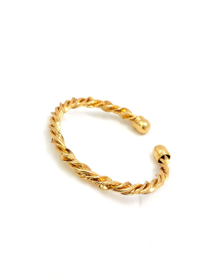 TWISTED FREE SIZE BANGLE