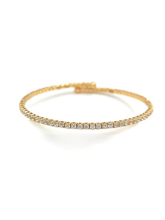 SIMPLE TENNIS FREE SIZE BANGLE