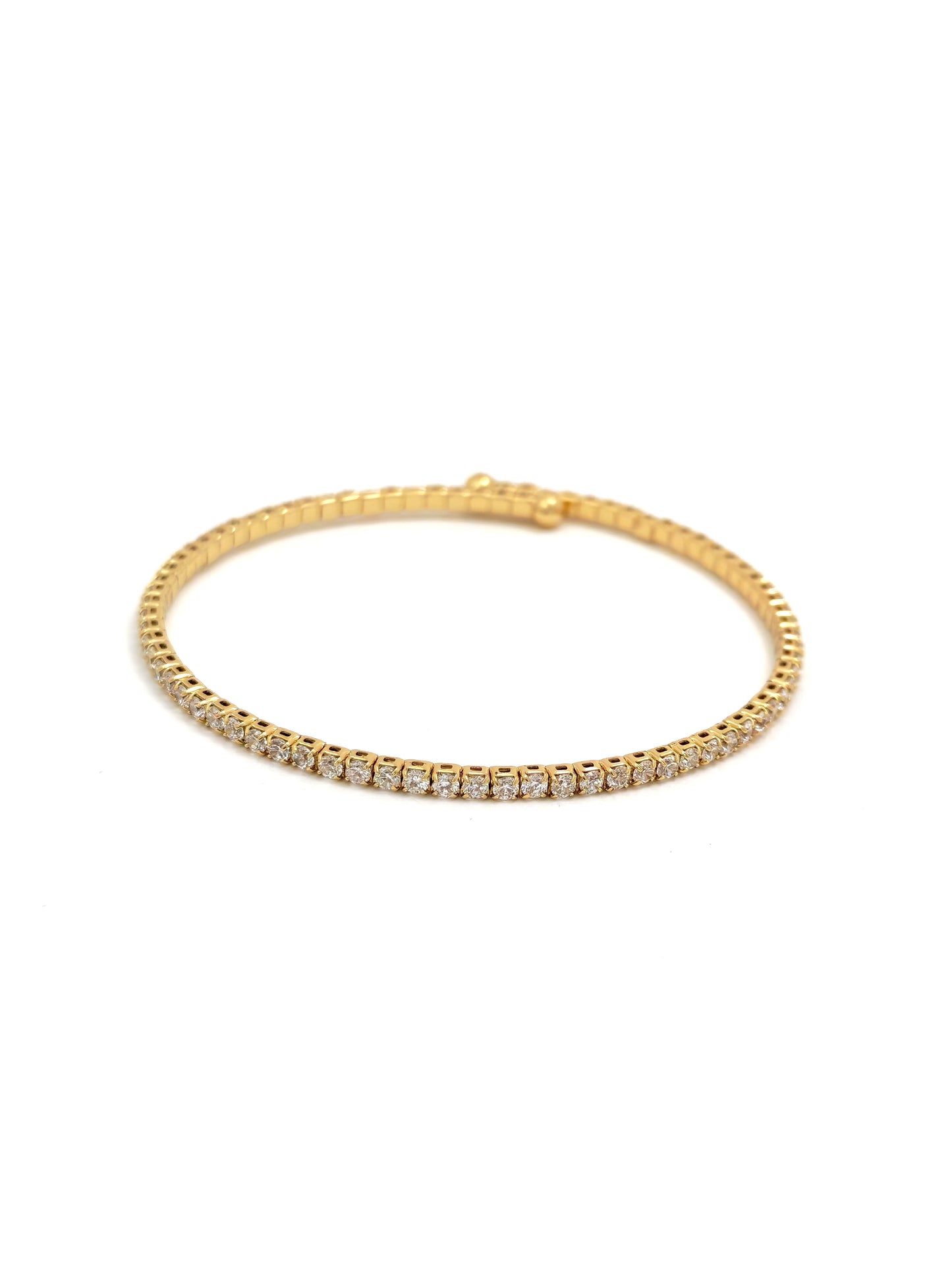SIMPLE TENNIS FREE SIZE BANGLE