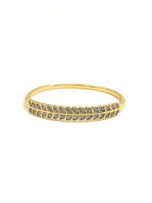 SPIKE SILVER GOLD BANGLE