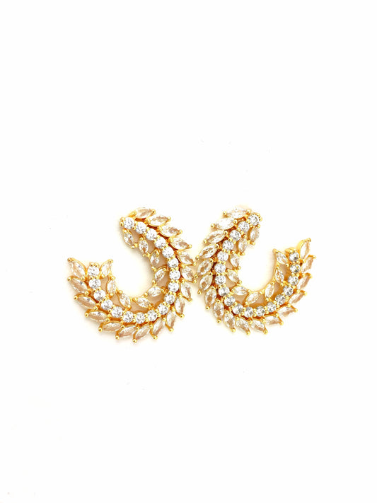 SOIREE GOLDEN STUD EARRING