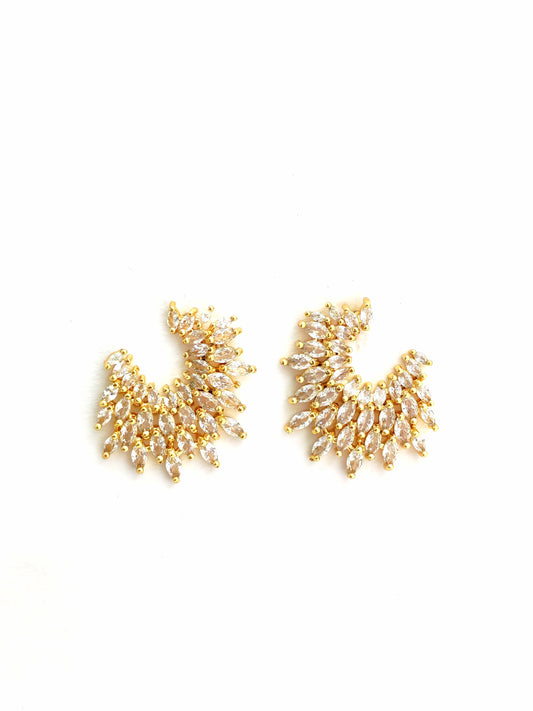 SOIREE GOLDEN STUD EARRING
