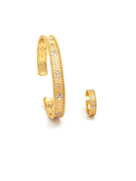 VANCY FREE SIZE GOLDEN SET