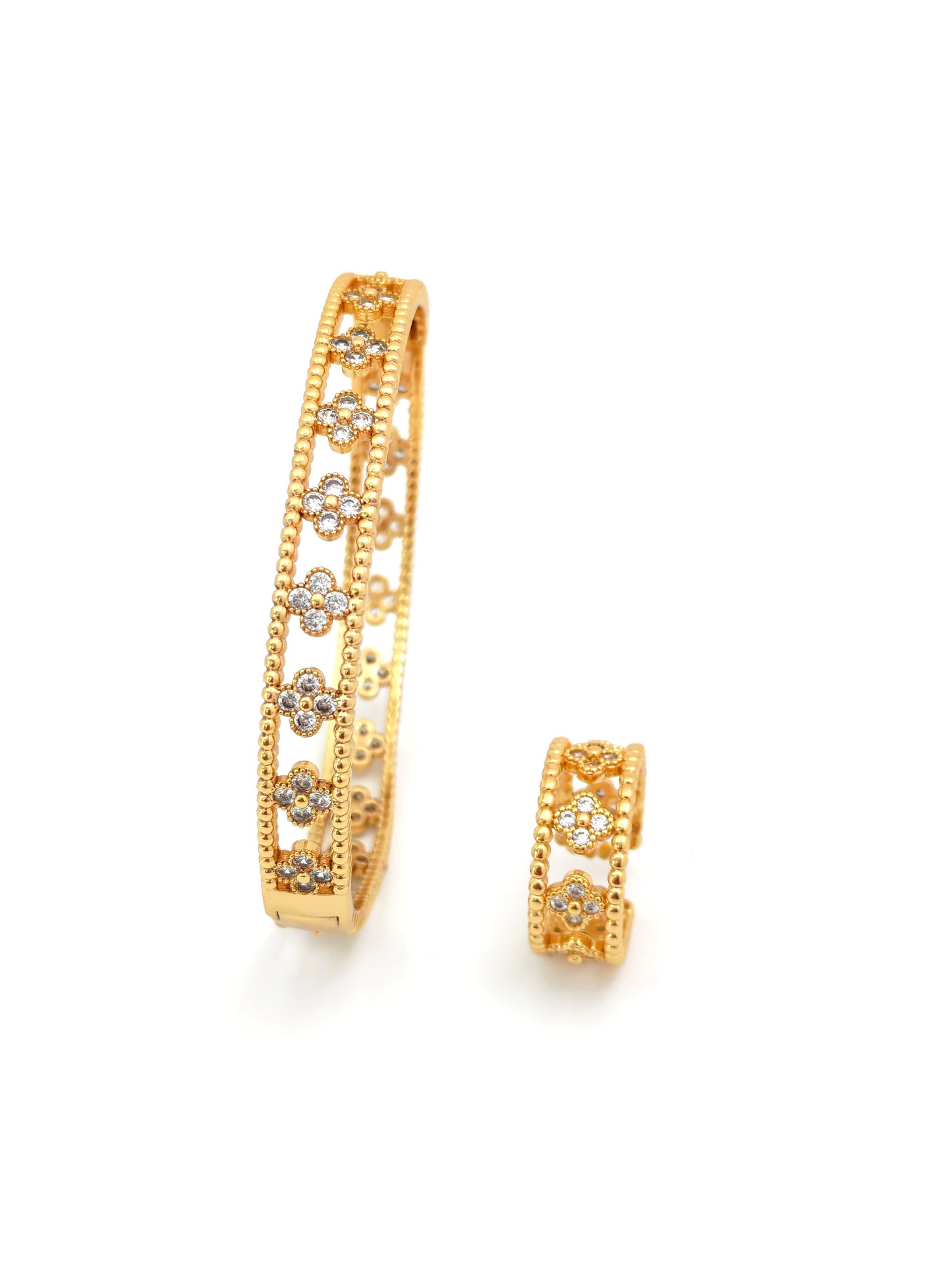 PERFORATED FREE SIZE GOLDEN SET