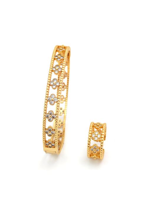 PERFORATED FREE SIZE GOLDEN SET