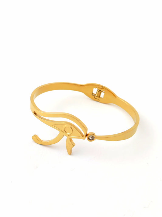 ZENU PHAROHNIC STAINLESS BANGLE