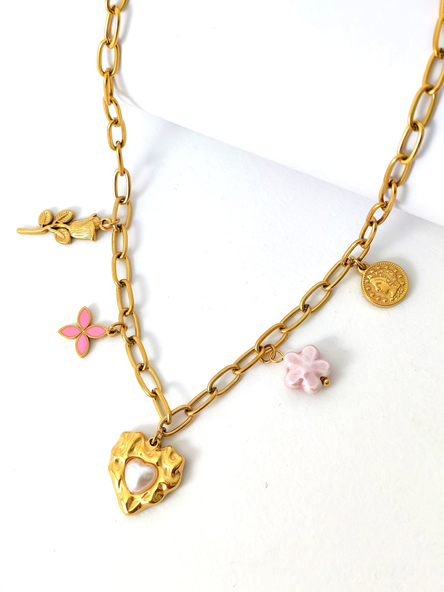 ORENDA STAINLESS STEEL NECKLACE