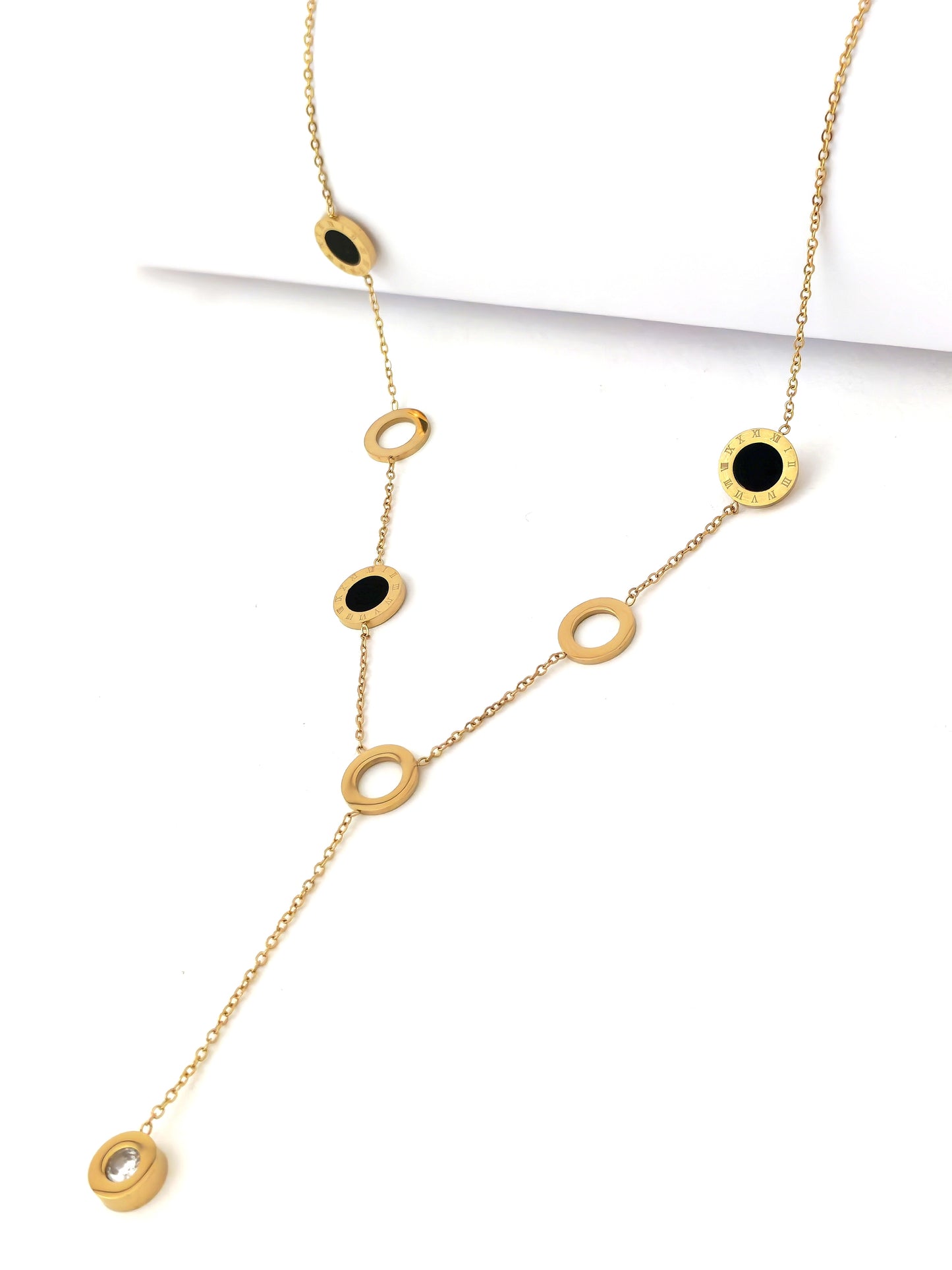 BVLG GOLDEN STAINLESS STEEL DROP SET