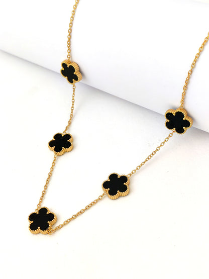 BLACK FLOWER STAINLESS SET