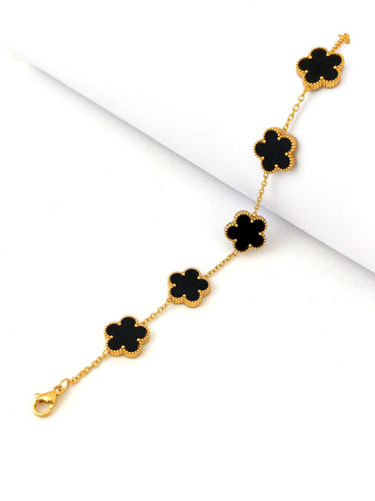 BLACK FLOWER STAINLESS SET