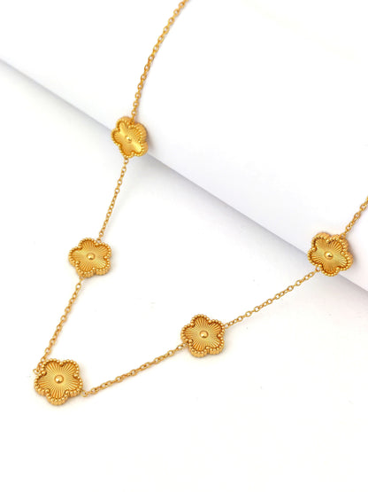 GOLDEN FLOWER STAINLESS SET