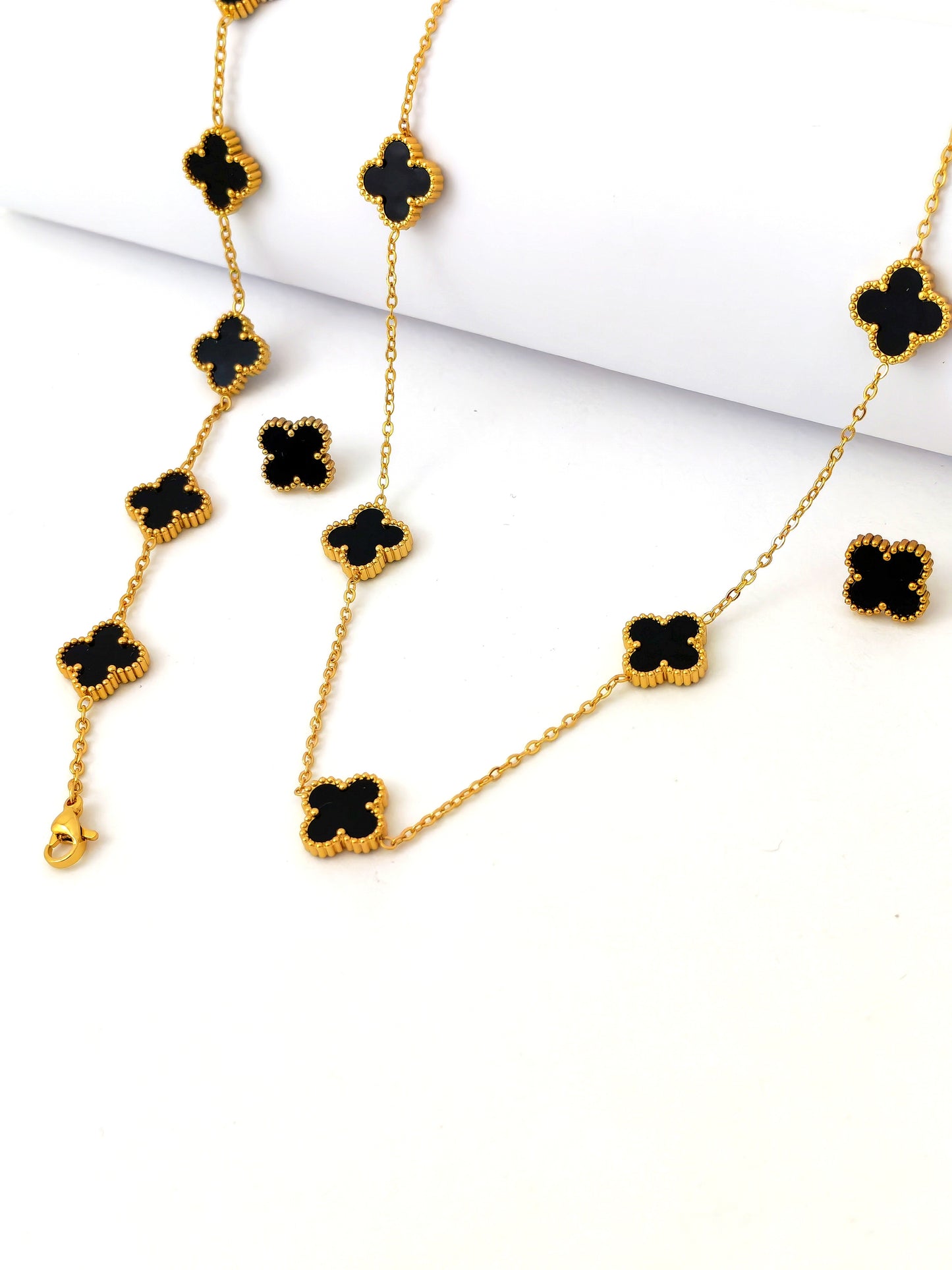 BLACK VANC STAINLESS SET