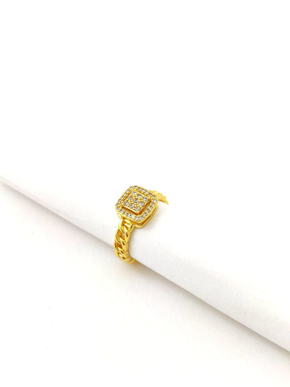 TONA GOLD-PLATED RING