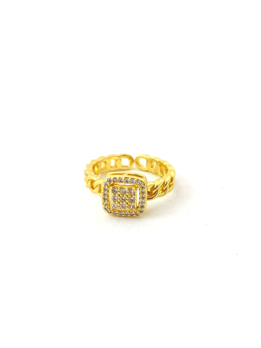 TONA GOLD-PLATED RING
