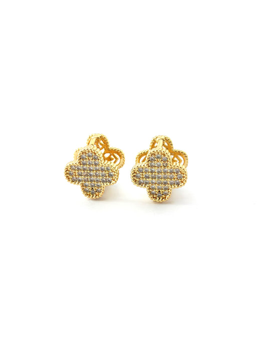 VANC GOLD PLATED COPPER CLIP-ON EARRING