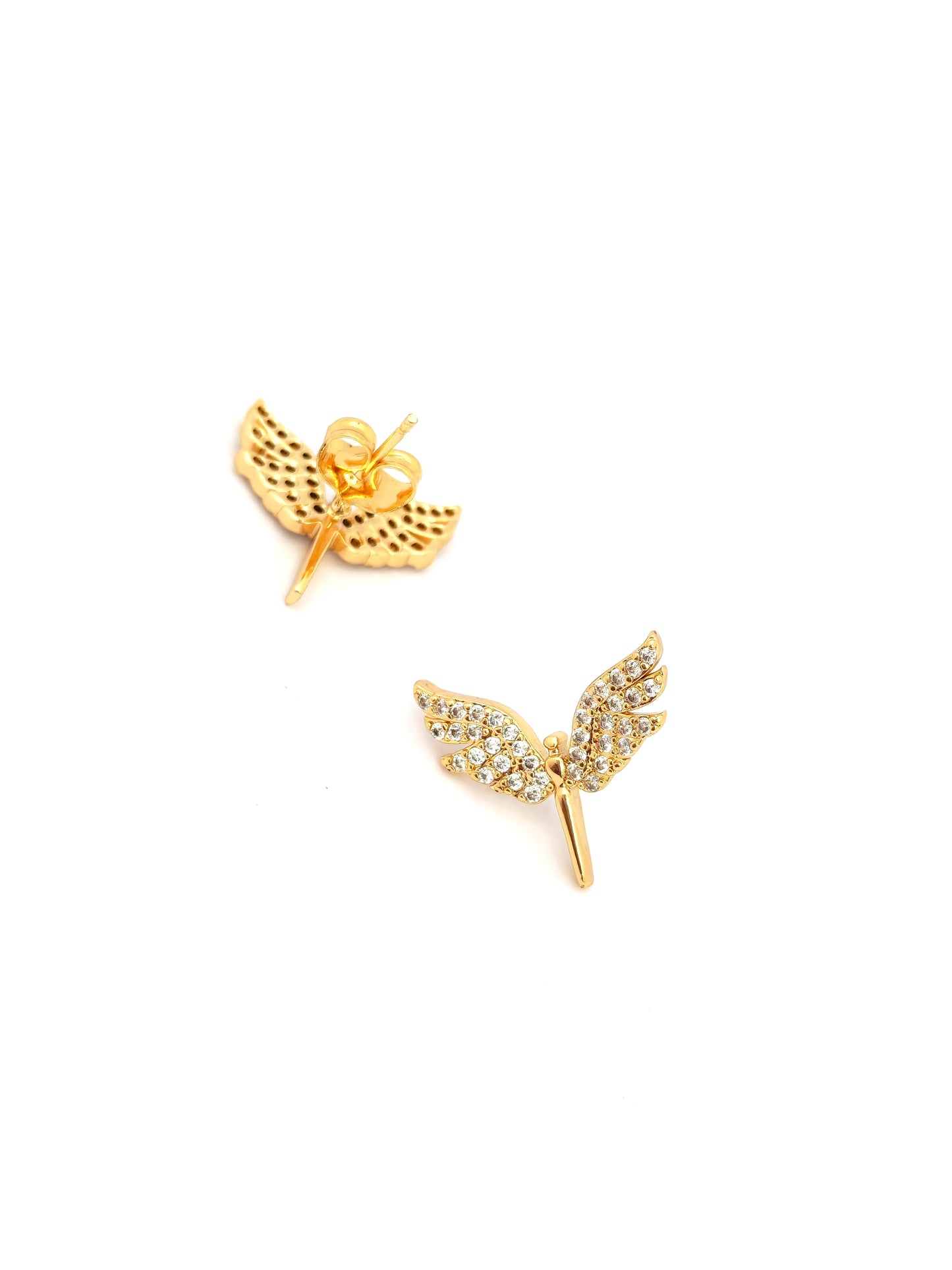 EILO GOLD PLATED COPPER STUD EARRING